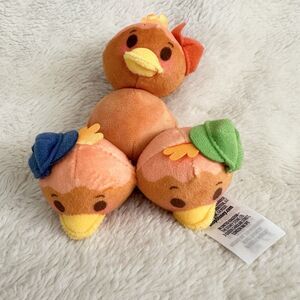 Disney Munchlings Hewey Dewey Louie Pastry Puff Trio Plush Gourmet Goodies